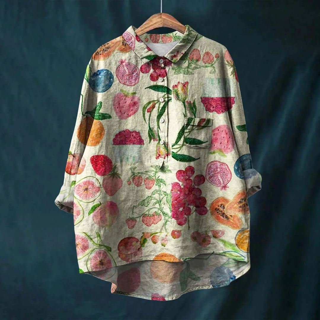 Liesa™ | Elegant Women's Floral Shirt