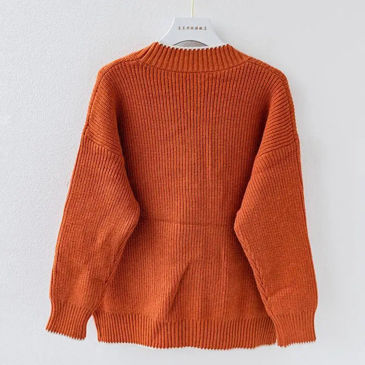 Flora™ | Knit Cardigan with Contrasting Trim - Elle Melbourne