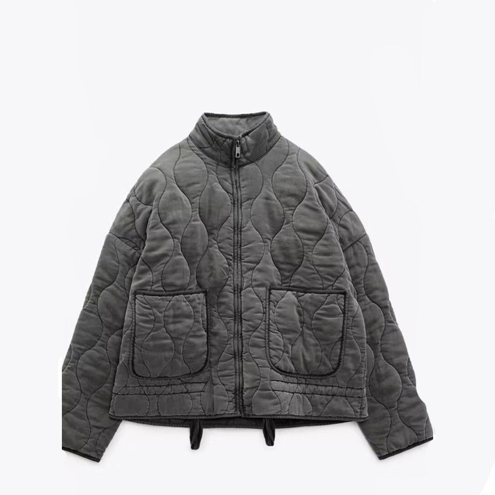 Natalie | Stylish Quilted Zip-Up Jacket - Elle Melbourne
