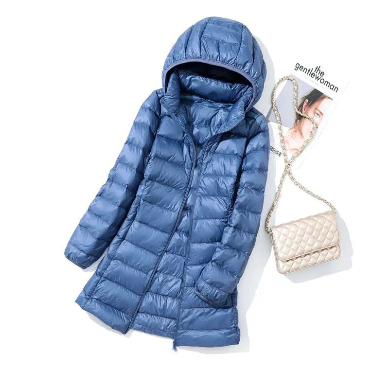 Camille™ | Stylish Hooded Puffer Jacket - Elle Melbourne