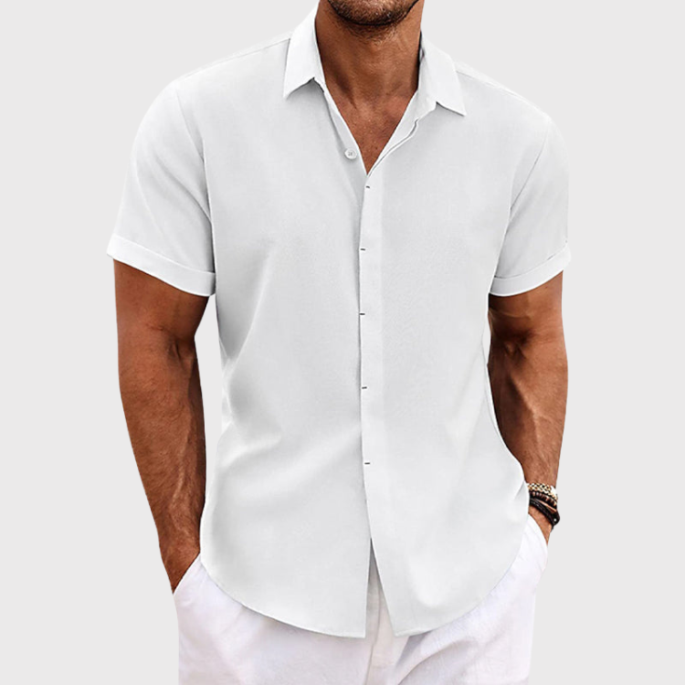 Oliver™ | Effortless Comfort Short-Sleeve Shirt - Elle Melbourne