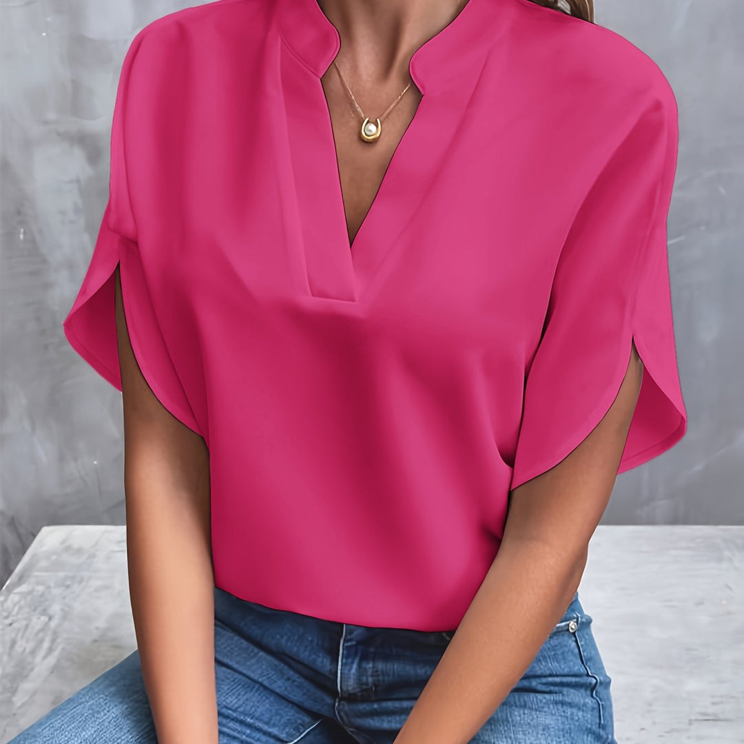 Billie™ | Timeless V-Neck Blouse - Elle Melbourne