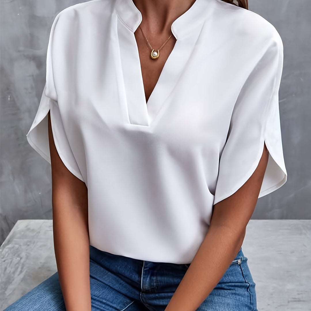 Billie™ | Timeless V-Neck Blouse - Elle Melbourne