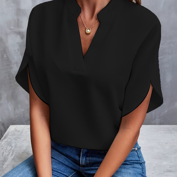 Billie™ | Timeless V-Neck Blouse - Elle Melbourne