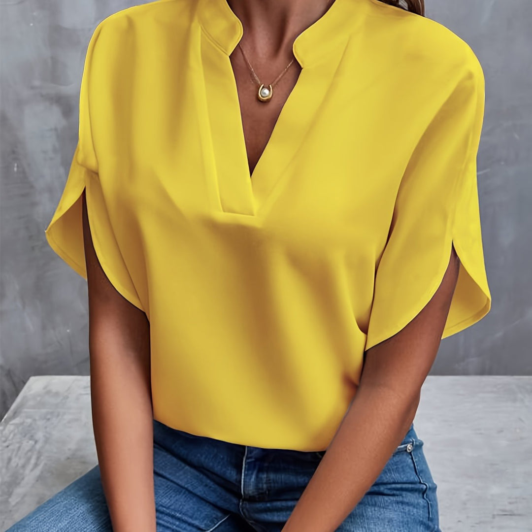 Billie™ | Timeless V-Neck Blouse - Elle Melbourne