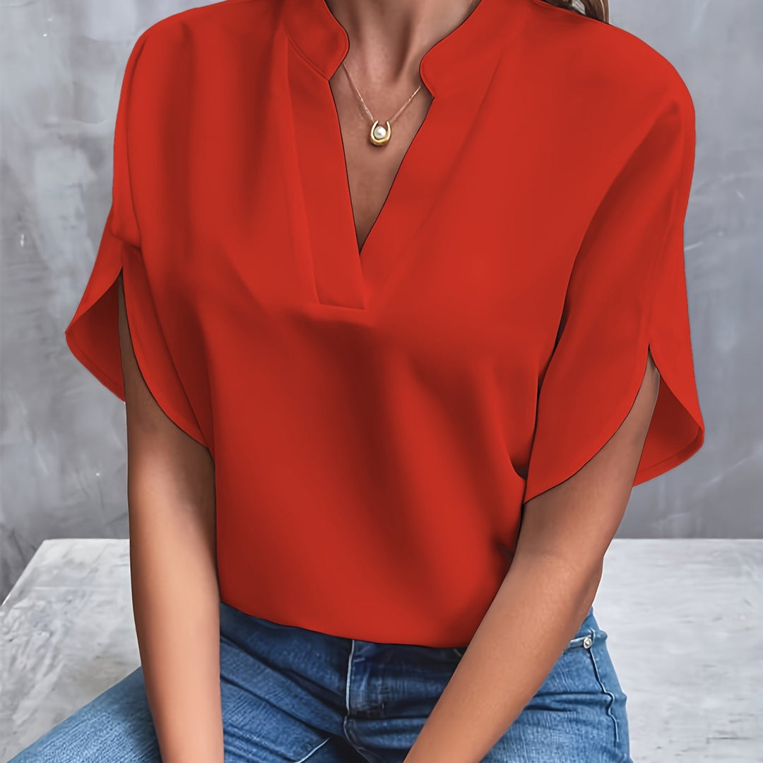 Billie™ | Timeless V-Neck Blouse - Elle Melbourne