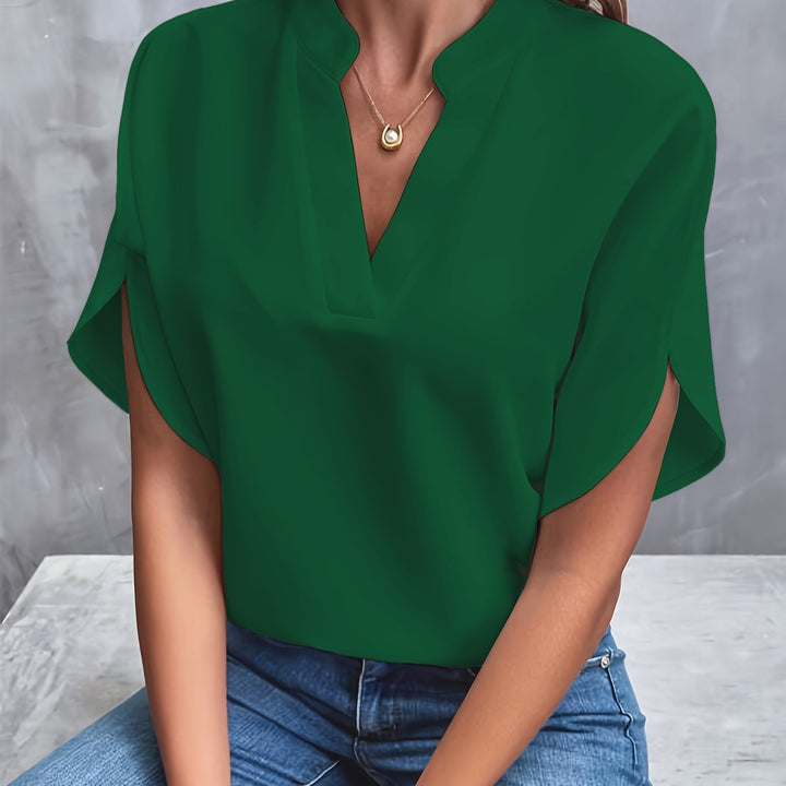 Billie™ | Timeless V-Neck Blouse - Elle Melbourne