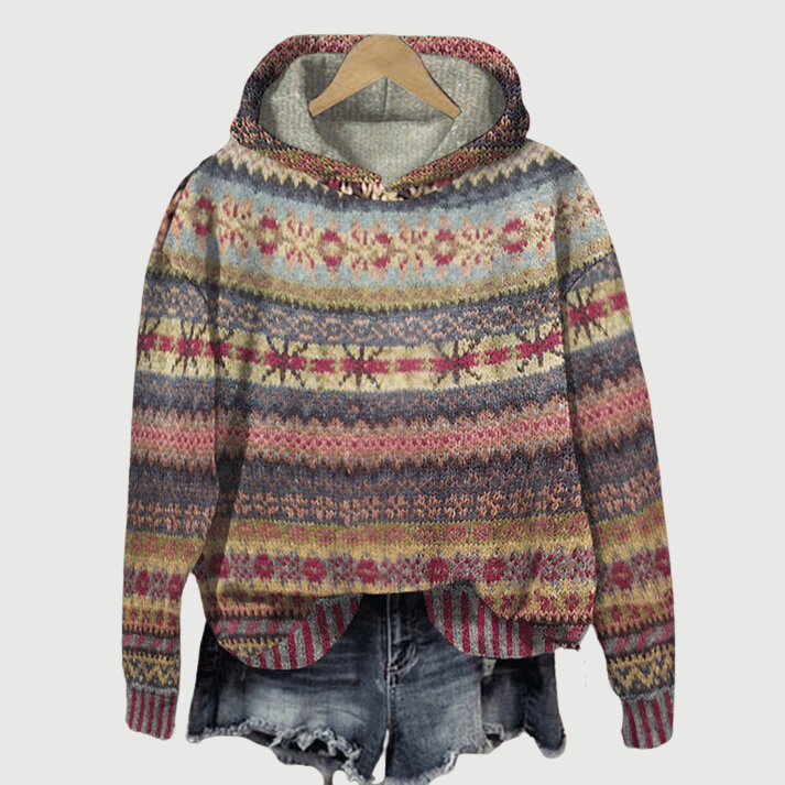 Freya | Cozy Hooded Sweater - Elle Melbourne
