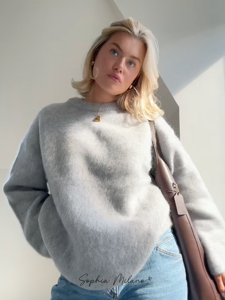 Hannah ™ | Relaxed Fit Soft Knit Sweater - Elle Melbourne