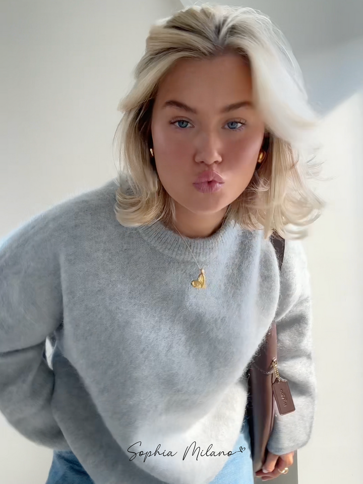 Hannah ™ | Relaxed Fit Soft Knit Sweater - Elle Melbourne