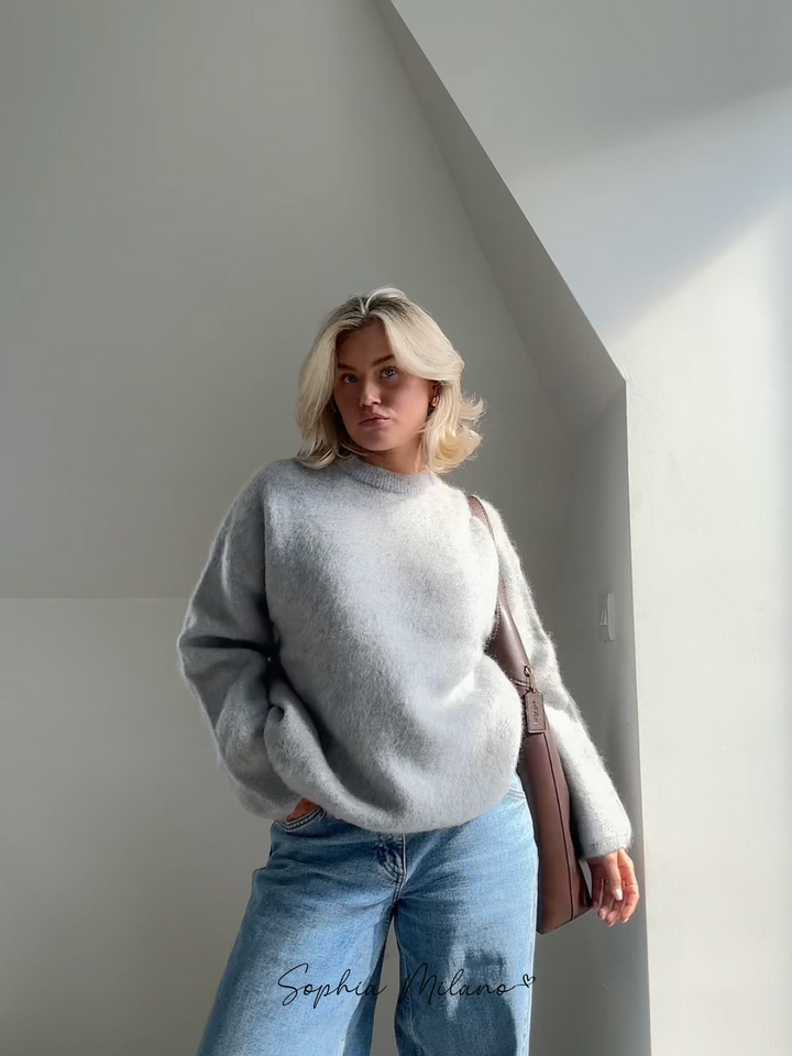 Hannah ™ | Relaxed Fit Soft Knit Sweater - Elle Melbourne