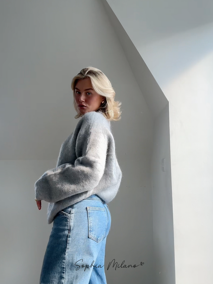 Hannah ™ | Relaxed Fit Soft Knit Sweater - Elle Melbourne