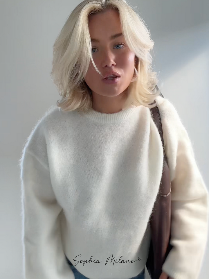 Hannah ™ | Relaxed Fit Soft Knit Sweater - Elle Melbourne