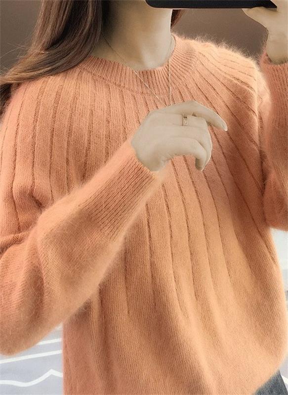 Caitlin™ | Stylish Ribbed Knit Sweater - Elle Melbourne