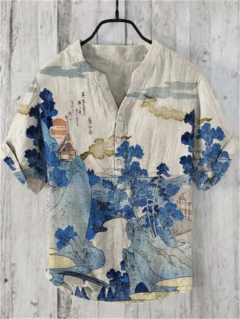 Allen™ | Artistic Linen-Silk Shirt - Elle Melbourne