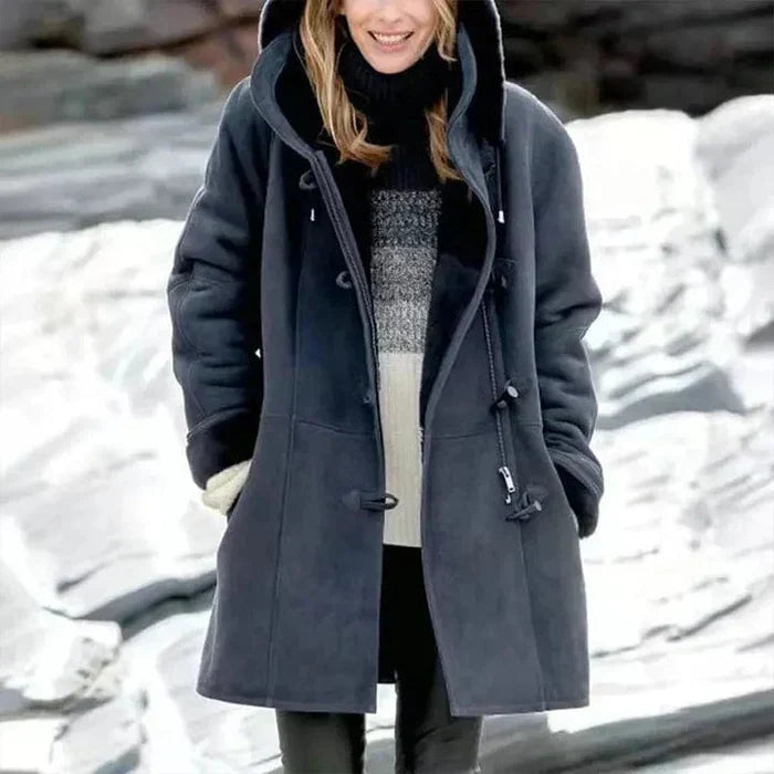 Amelia ™ | Fleece-Lined Hooded Coat - Elle Melbourne