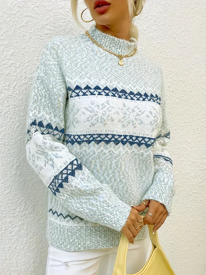 Elvira™ | Snowflake Knit Sweater - Elle Melbourne