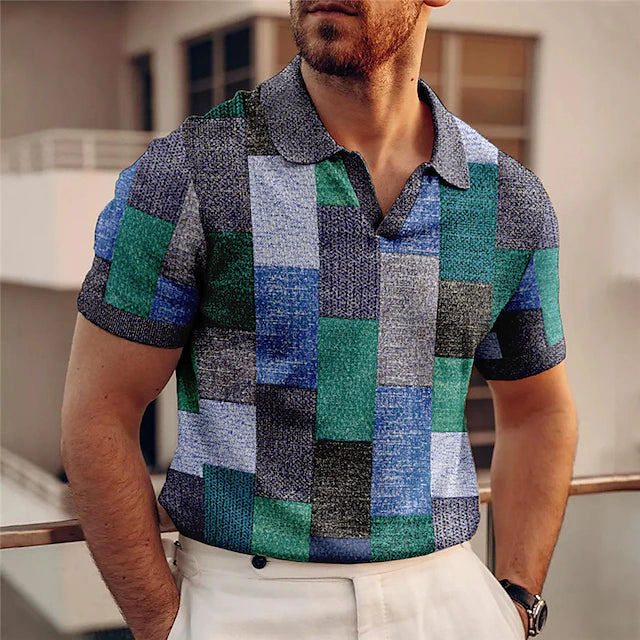 Oscar™ | Men’s Plaid Polo Shirt - Elle Melbourne