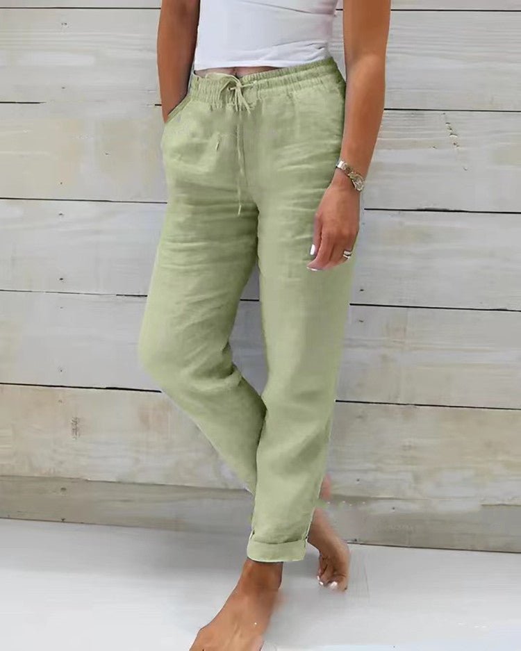 Camila™ | Casual Chic Straight Trousers - Elle Melbourne