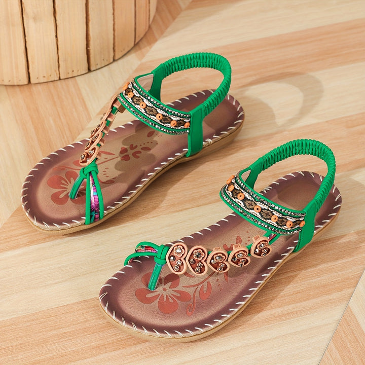 Margo | Stylish Beaded Sandals - Elle Melbourne