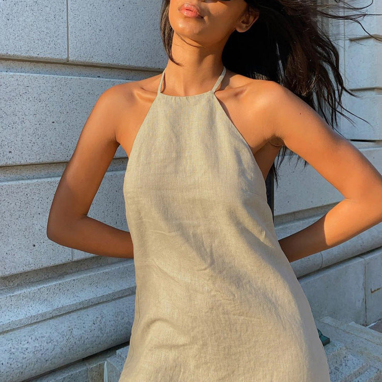 Sue™ - Halter Mini Dress - Elle Melbourne