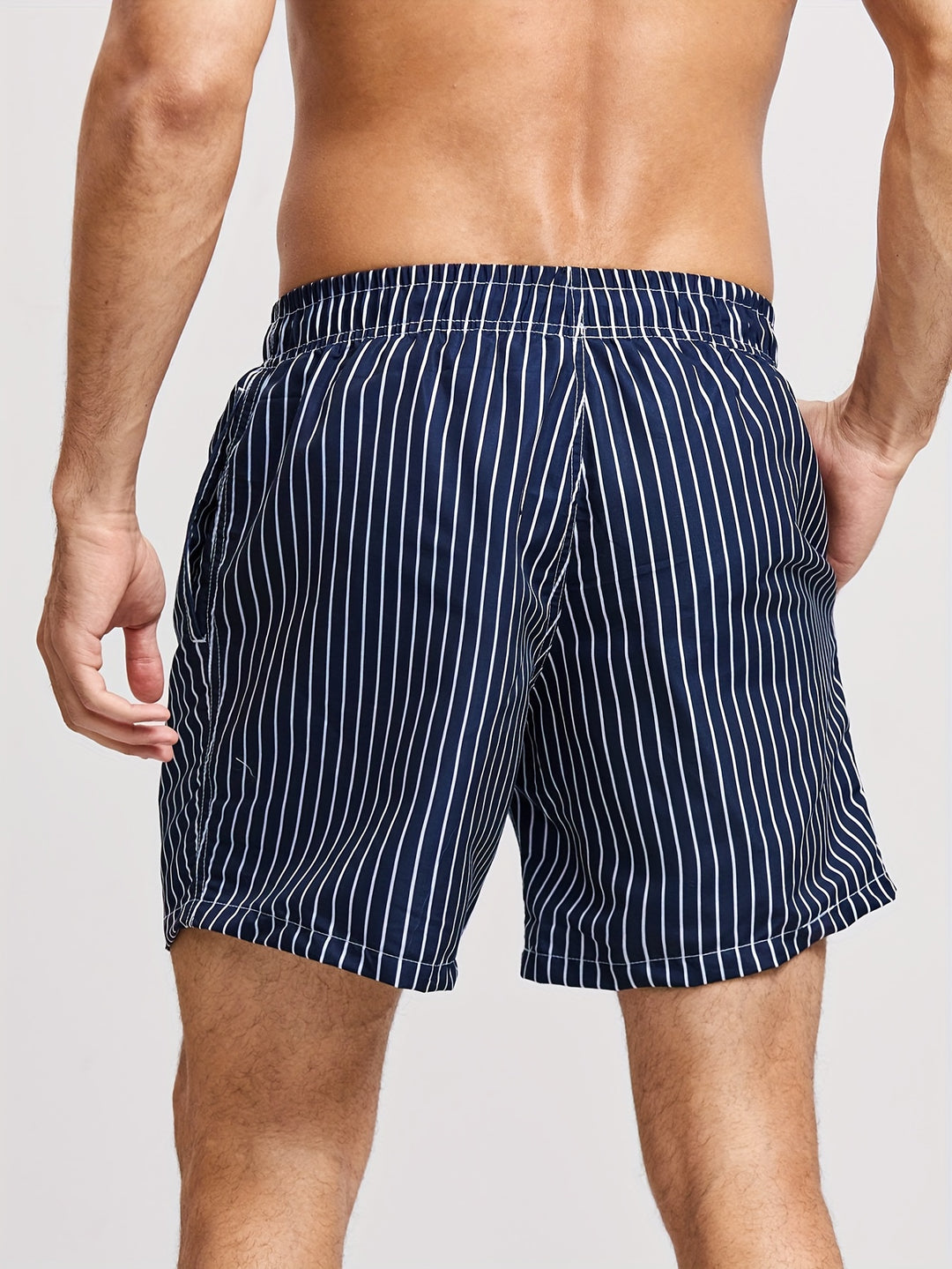 Michael™ | Effortless Striped Drawstring Shorts - Elle Melbourne