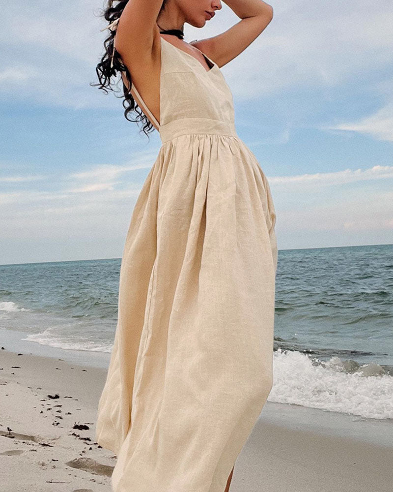 Aliana™ - Chic Tie-Strap Dress - Elle Melbourne