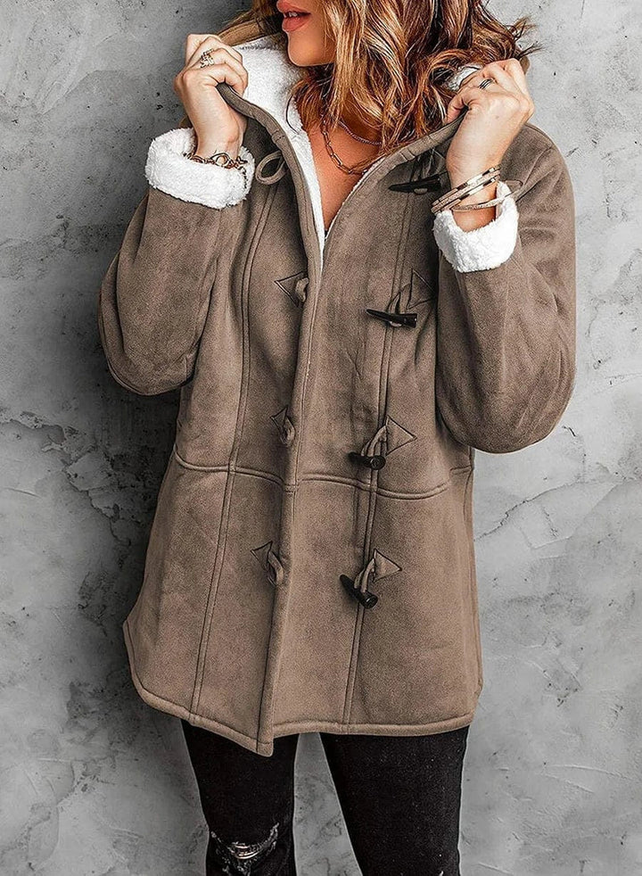 Amelia ™ | Fleece-Lined Hooded Coat - Elle Melbourne