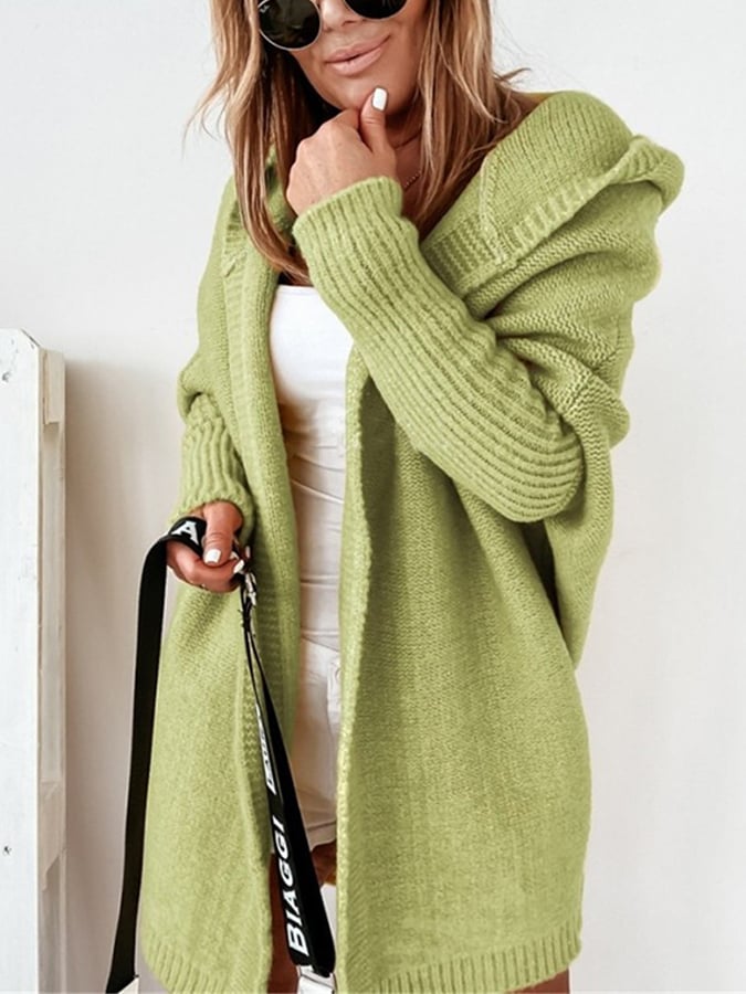 Destiny™ | Cozy Oversized Hooded Cardigan - Elle Melbourne