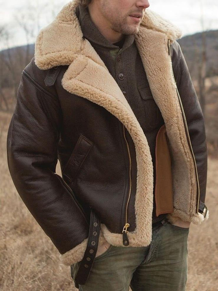Kristian ™ | Premium Shearling Leather Jacket - Elle Melbourne