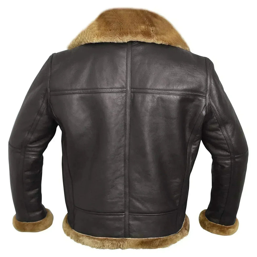 Kristian ™ | Premium Shearling Leather Jacket - Elle Melbourne
