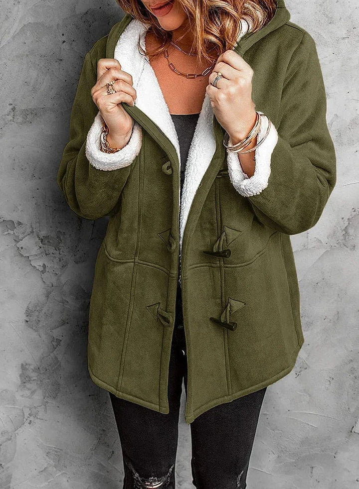 Amelia ™ | Fleece-Lined Hooded Coat - Elle Melbourne