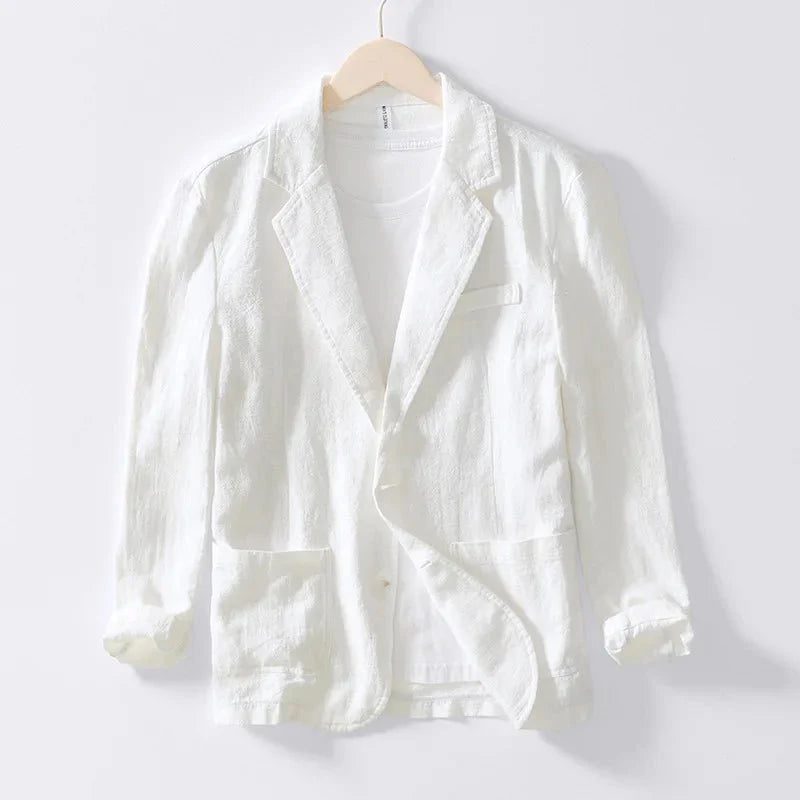 Laurent™ | Linen Blazer - Elle Melbourne