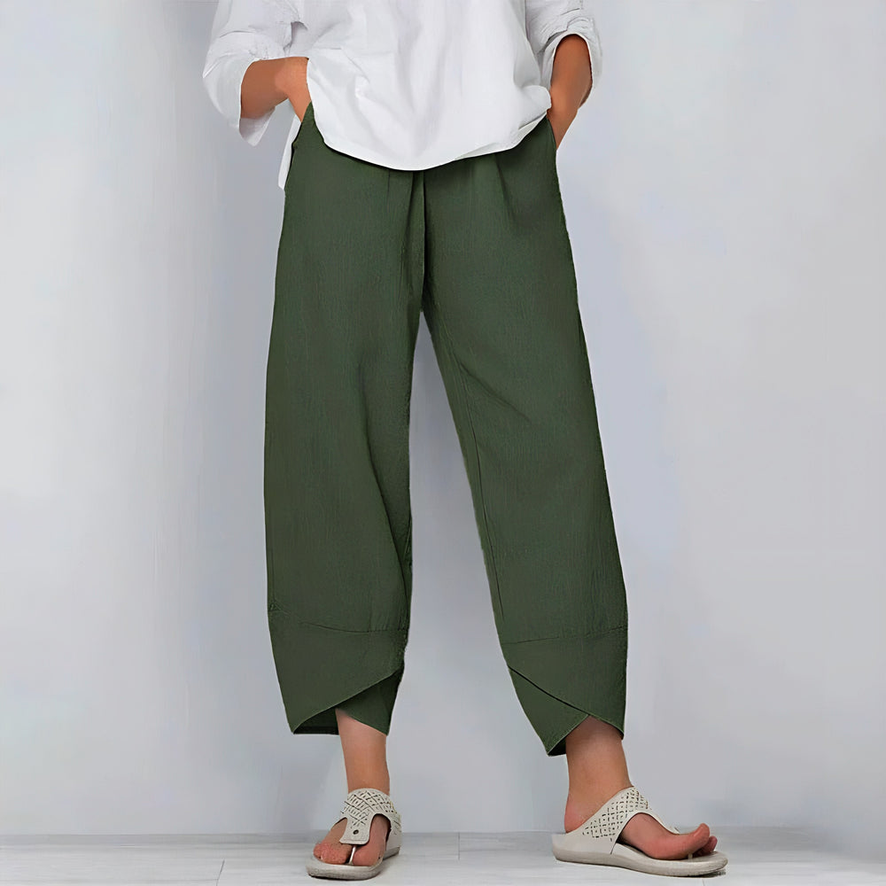 Layla™ | Linen Trousers - Elle Melbourne