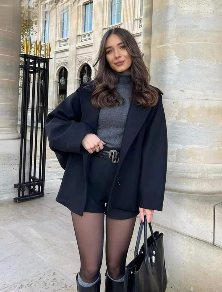 Delilah | Stylish Oversized Wool Coat - Elle Melbourne