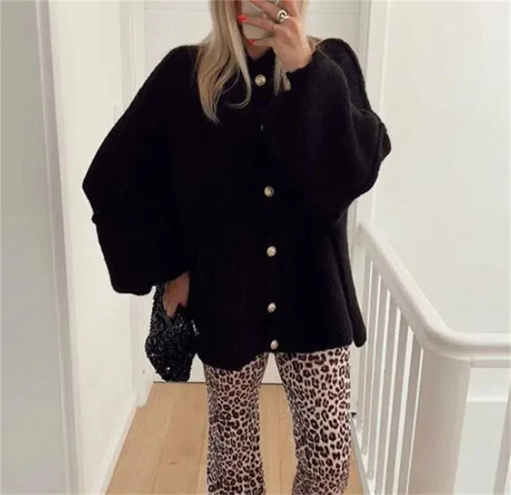 Imogen | Stylish Button-Up Knitted Cardigan - Elle Melbourne