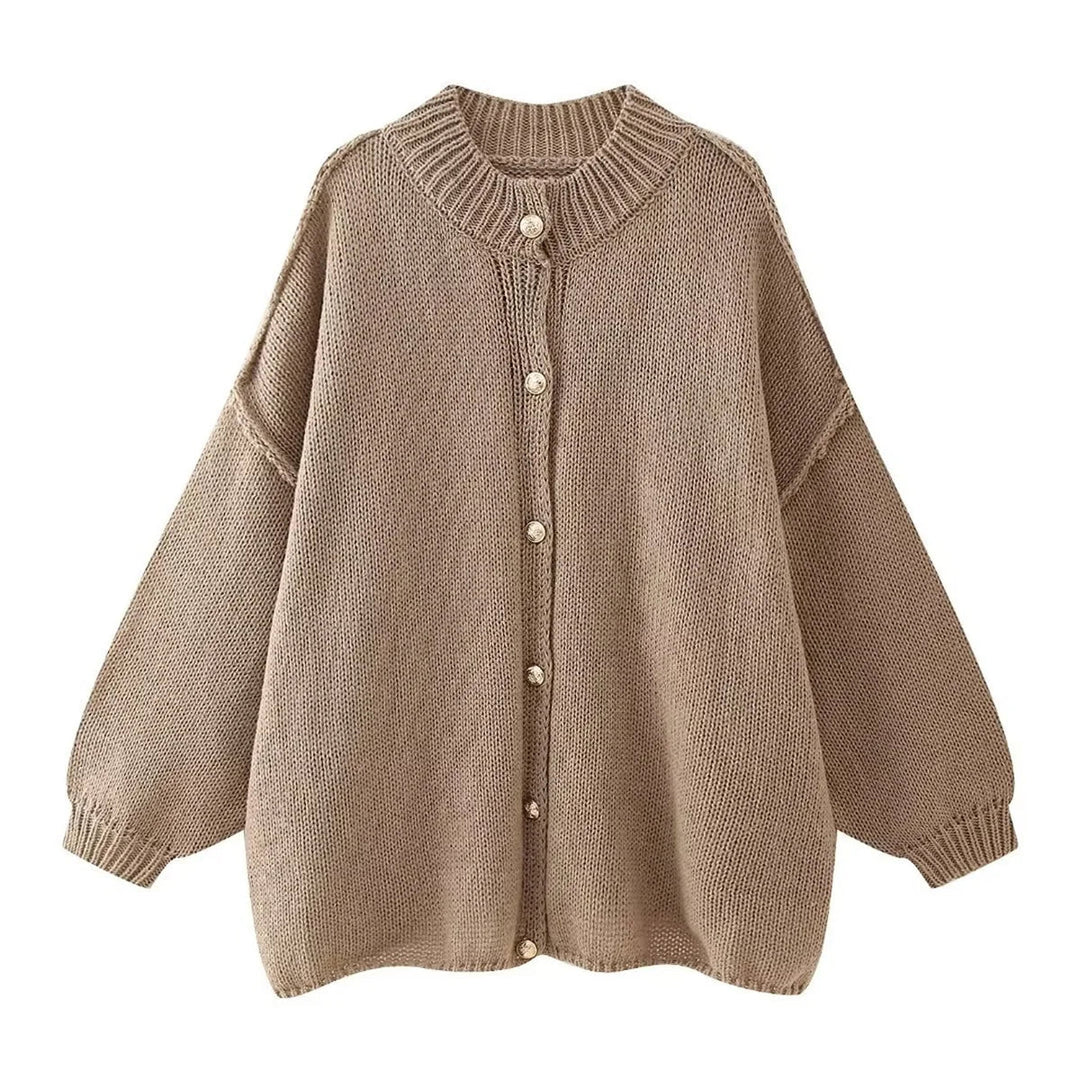 Imogen | Stylish Button-Up Knitted Cardigan - Elle Melbourne