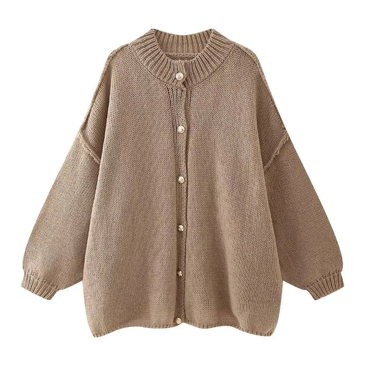 Imogen | Stylish Button-Up Knitted Cardigan - Elle Melbourne