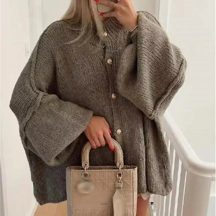 Imogen | Stylish Button-Up Knitted Cardigan - Elle Melbourne