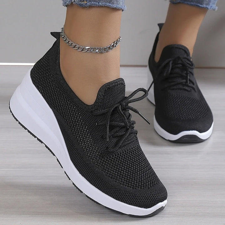 Mutiara™ | Breathable Knit Casual Sneakers - Elle Melbourne