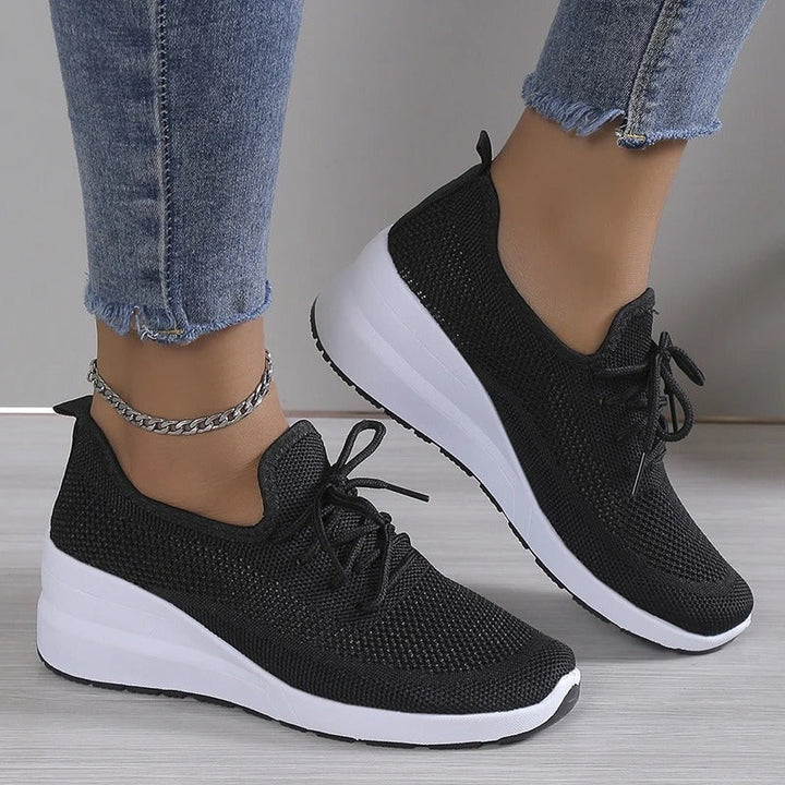 Mutiara™ | Breathable Knit Casual Sneakers - Elle Melbourne