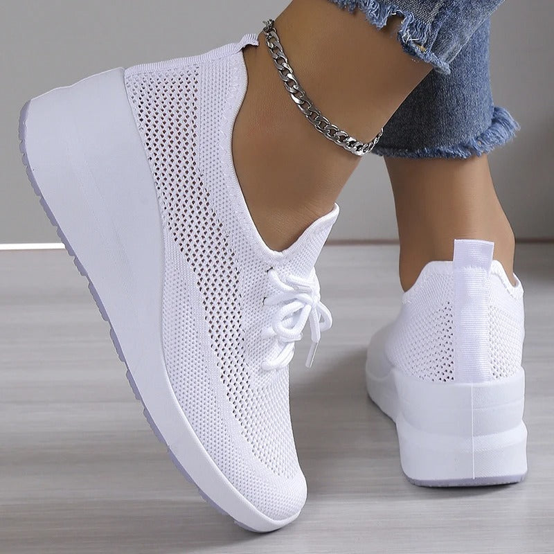 Mutiara™ | Breathable Knit Casual Sneakers - Elle Melbourne