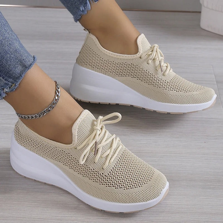 Mutiara™ | Breathable Knit Casual Sneakers - Elle Melbourne