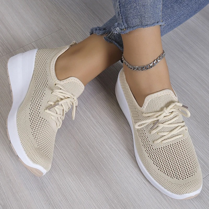 Mutiara™ | Breathable Knit Casual Sneakers - Elle Melbourne