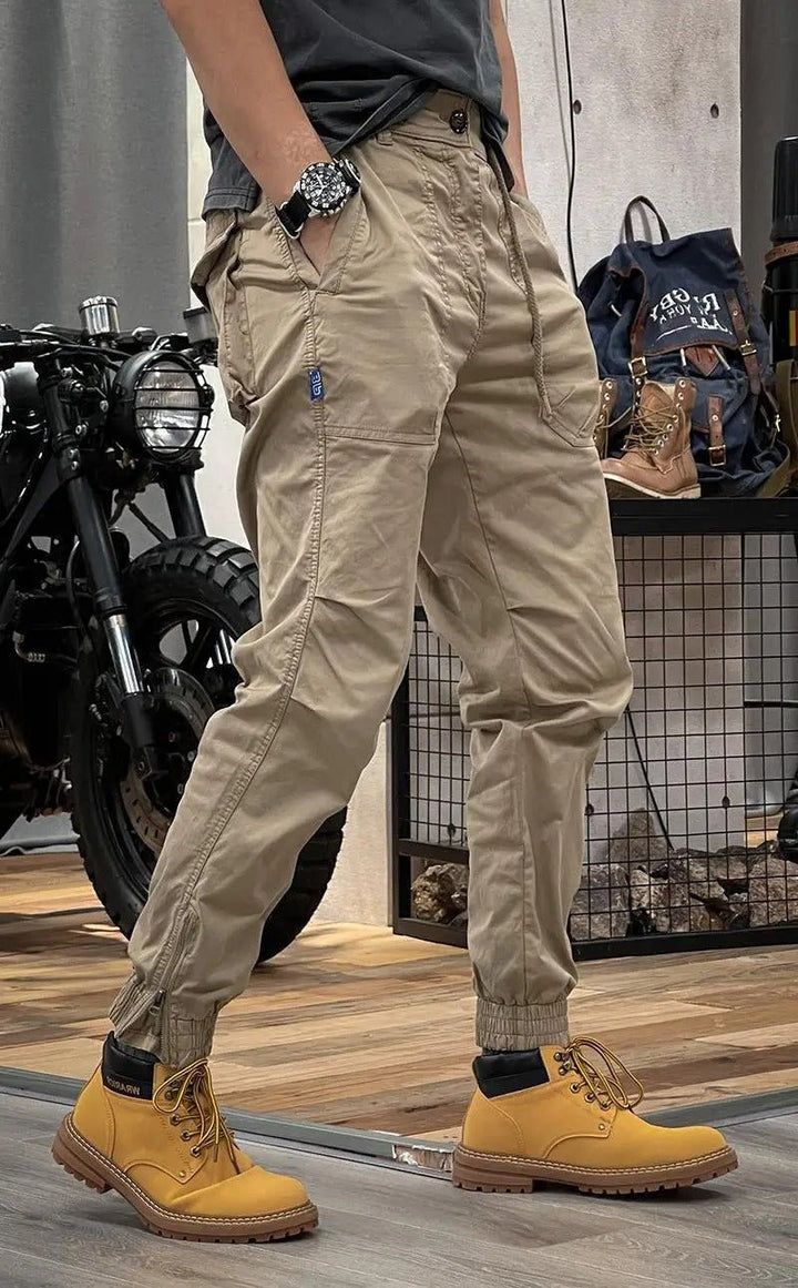 Marco™ | Stretch cargo trousers with pockets - Elle Melbourne