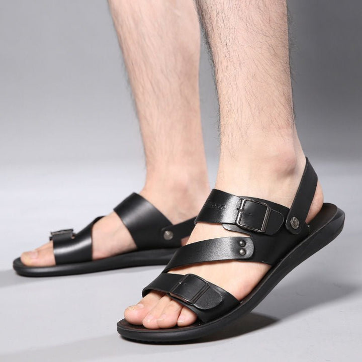 Nate™ | Leather Sandals - Elle Melbourne