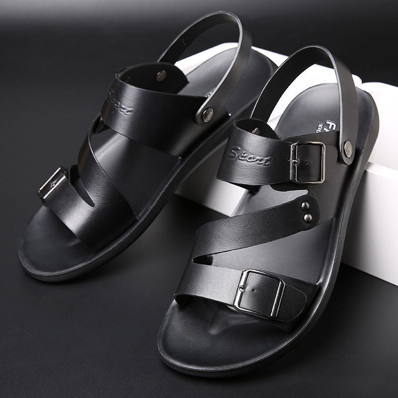 Nate™ | Leather Sandals - Elle Melbourne