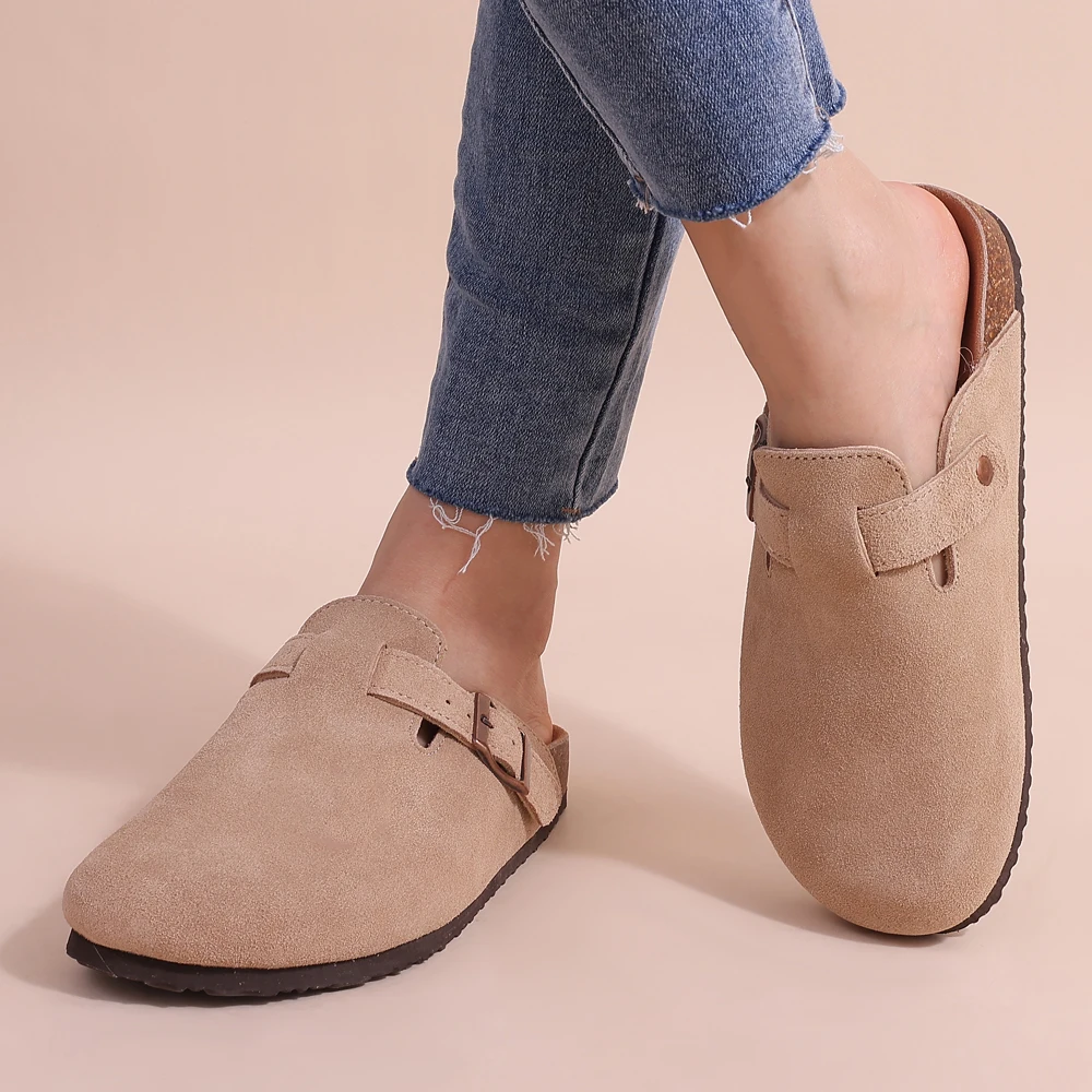 Camila™ | Stylish Cork Slip-On Slippers - Elle Melbourne