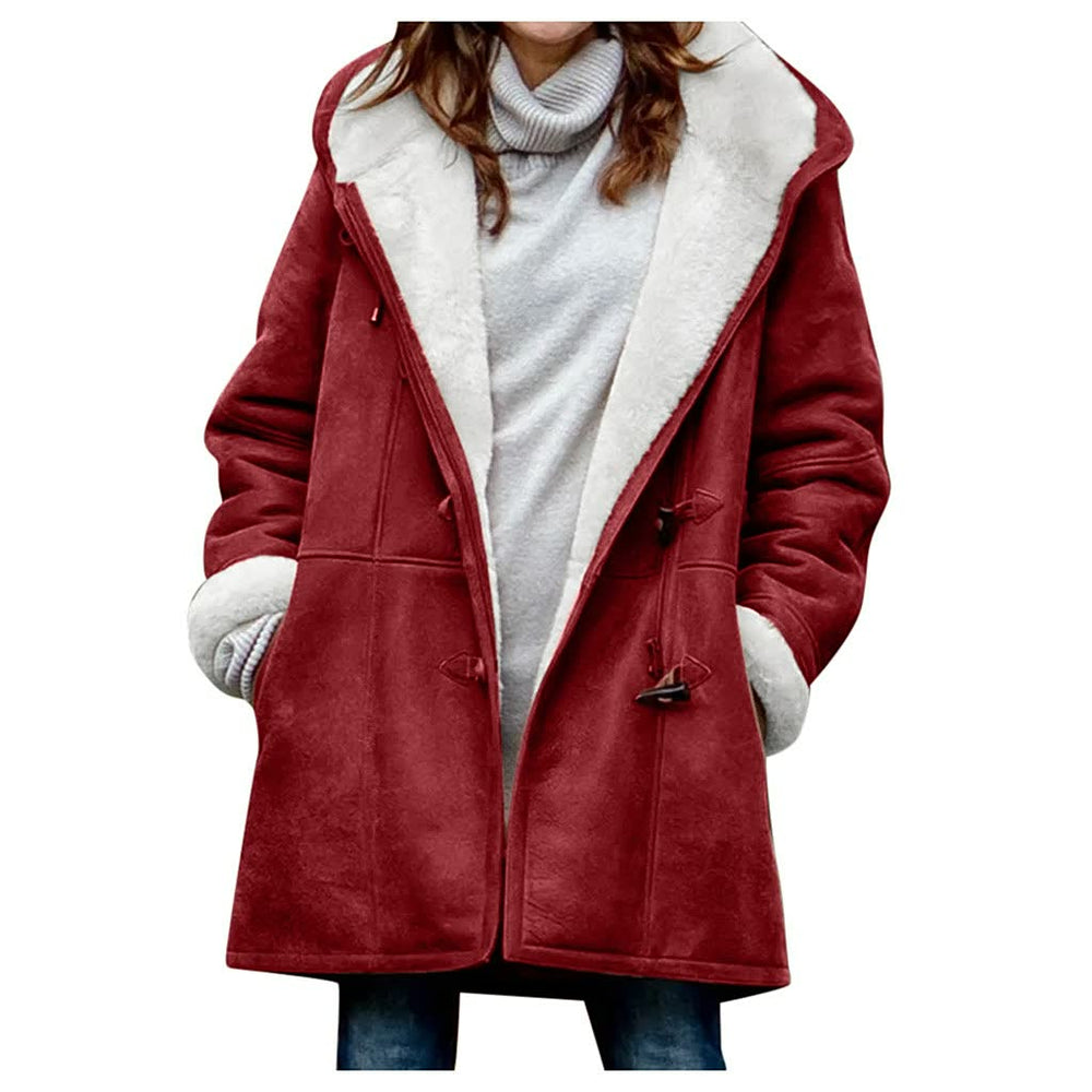 Liana | Stylish Shearling-Lined Hooded Coat - Elle Melbourne