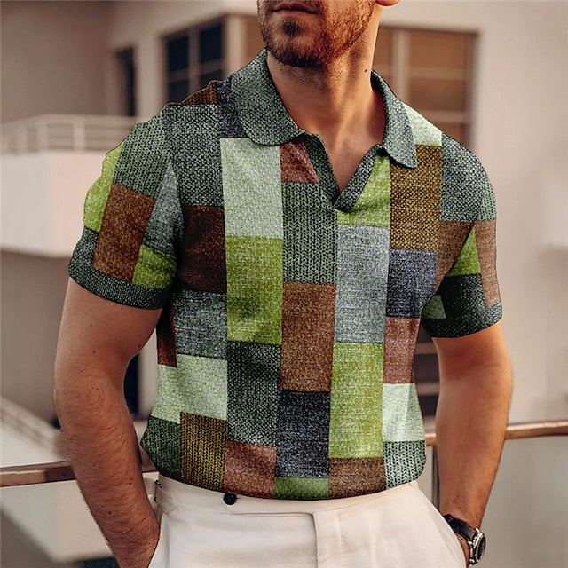 Oscar™ | Men’s Plaid Polo Shirt - Elle Melbourne